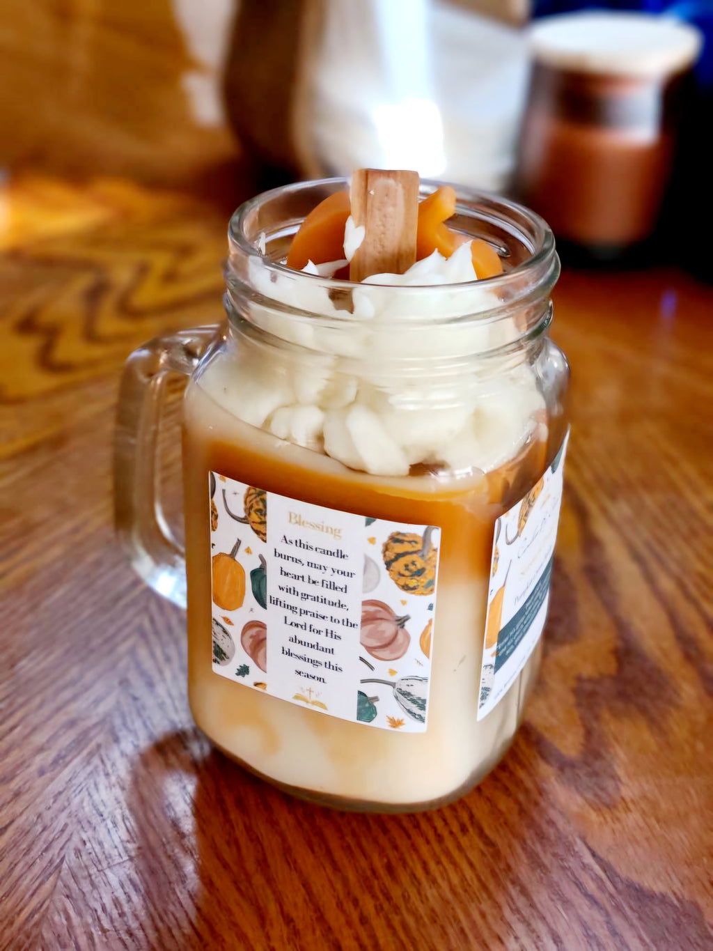 Season of Praise Candle – Faith, Peace & Gratitude